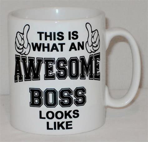 This Is What An Awesome Boss Looks Like Mug Can Personalise