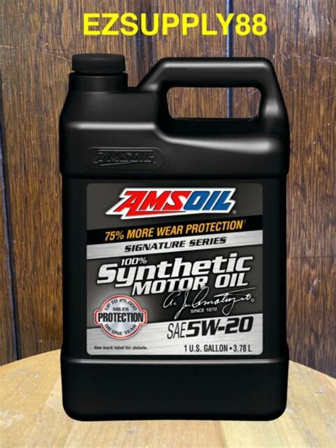 Amsoil Signature Series 5w 20 Full Synthetic Motor Oil 25k Mile