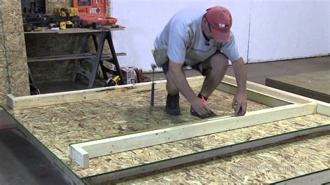 Build this economical 8 by 8 foot shed in your spare time with simple hand tools. How To Build A Shed - Part 2 The Walls - YouTube