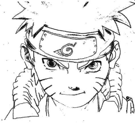 Lista 93 Imagen Dibujos De Naruto Para Colorear E Imprimir Mirada Tensa