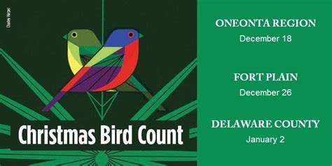 Audubon Announces Dates For 2021 Christmas Bird Counts The Mountain Eagle