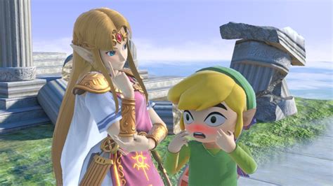 Ssbu Zelda And Toon Link