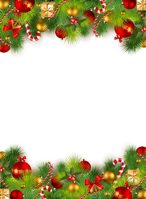 Christmas Border Png Christmas Border Png Transparent Free For