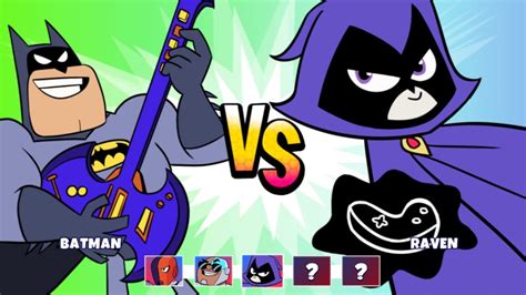 Teen Titans Go Jump Jousts 2 Batman And Raven In Battle Of The Cowls
