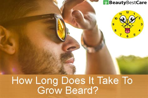 To better understand how long it takes to grow a beard as a teenager, you should understand that hair growth pace varies depending on your age. How Long Does It Take To Grow a Beard - BeautyBestCare