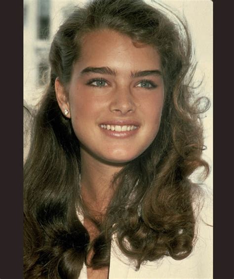 A Young Brooke Shields In 1981 Brooke Shields In Pictures Celebrity