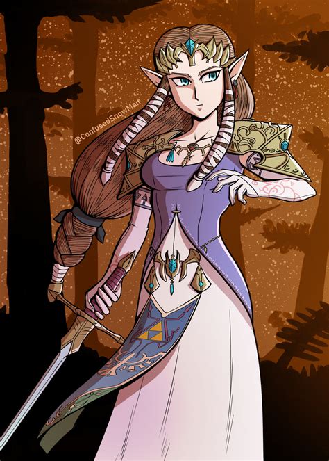 Princess Zelda Twilight Princess By Confusedsnowman On Deviantart