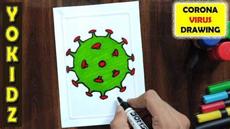 Coronavirus Drawing Video How To Draw Coronavirus Easy Drawing