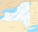 New York Rivers And Lakes • Mapsof.net