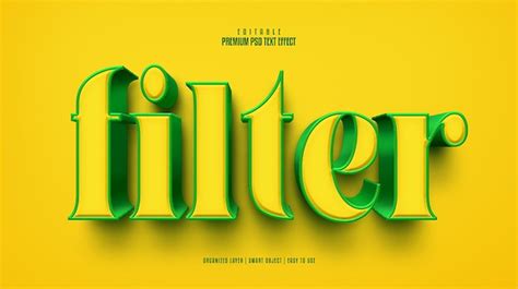 Premium Psd Filter 3d Editable Premium Psd Text Effect