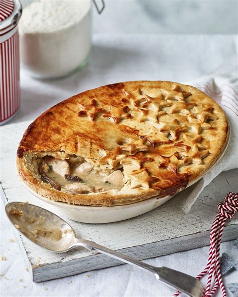 Creamy Chicken Mushroom And Dijon Pie Recipe Chicken And Mushroom