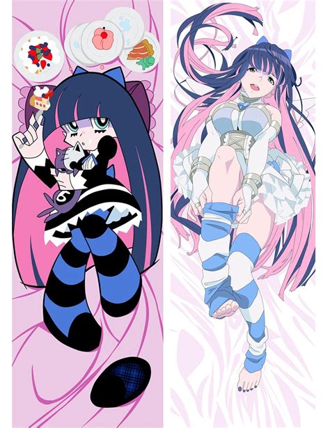 Anime Panty Stocking With Garterbelt Characters Sexy Girl Otaku Dakimakura Throw Pillow Cover