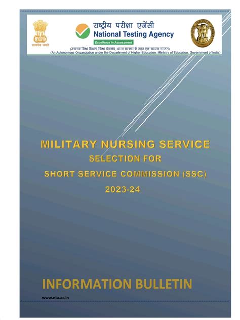Army Military Nursing Service Mns Recruitment 2023 Notification Out