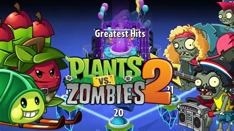 Plant Vs Zombies 2 Greatest Hits Level 54 57 Youtube
