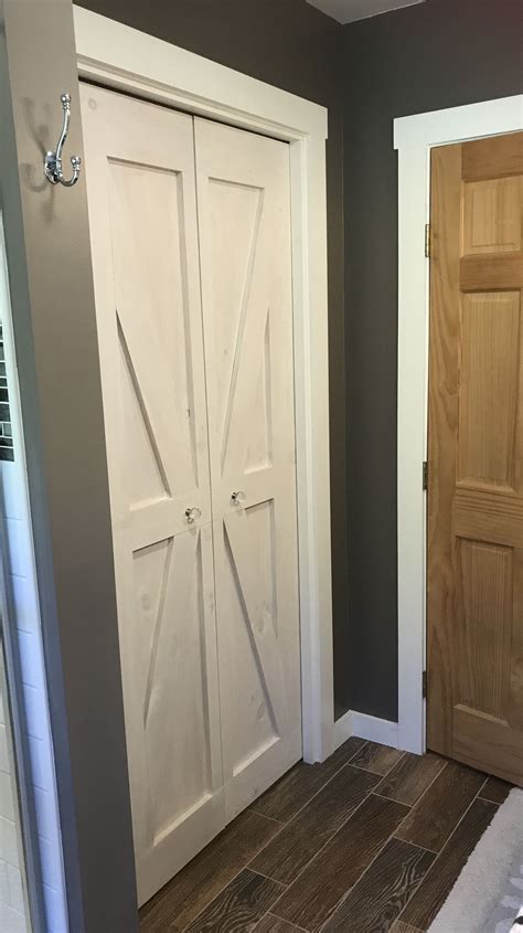 Custom Bifold Door By Etsy Rustic Luxe Bifold Closet Doors Bifold