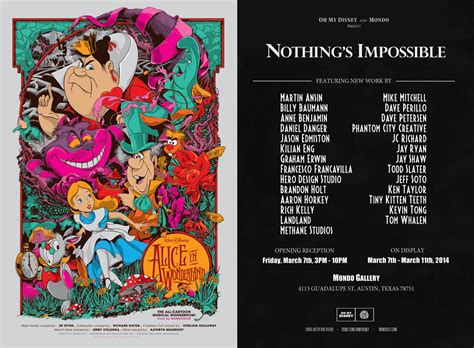 Oh My Disney And Mondo Present Nothings Impossible