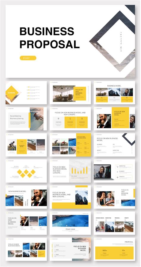 Creative Business Presentation Template Original And High Quality