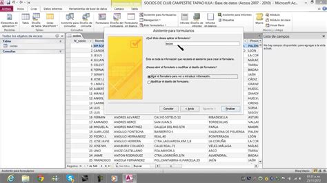 Como Crear Formulario En Access Youtube