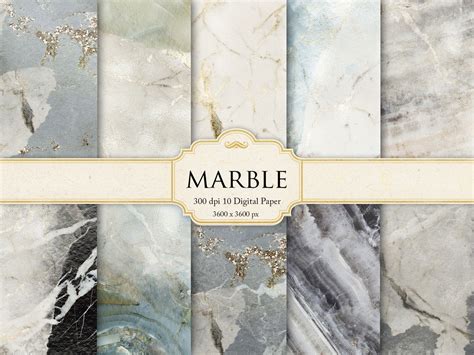 Gold Marble Digital Paper By Artistic