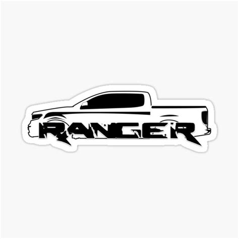 2019 Ford Ranger Sticker For Sale By Rushoz Redbubble