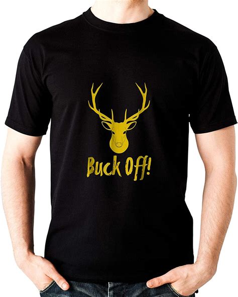 Authentic Buck Off T Shirt For Deer Hunter Deer Camp Gold