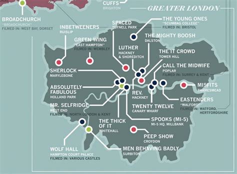Designer Creates Map Of Tv Shows Set In London Londonist