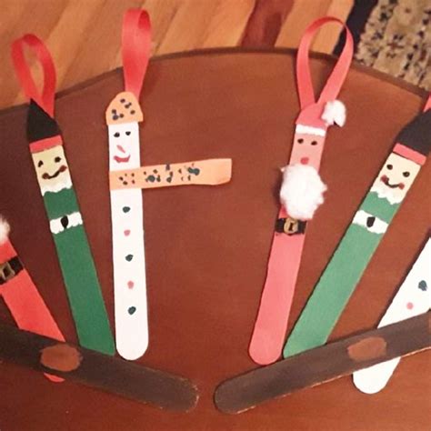 Popsicle Stick Christmas Crafts See The Diy Holiday Ornaments Our