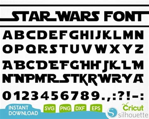 Star Wars Font Svg Star Wars Alphabet Ttf Includestar Wars Etsy