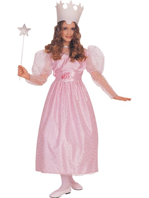 Child Licensed Wizard Of Oz Witch Glinda Fancy Dress Costume Book Kids