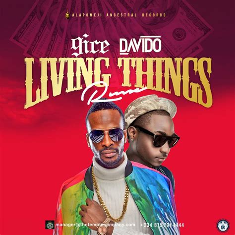 9ice Ft Davido Living Things Remix • Illuminaija