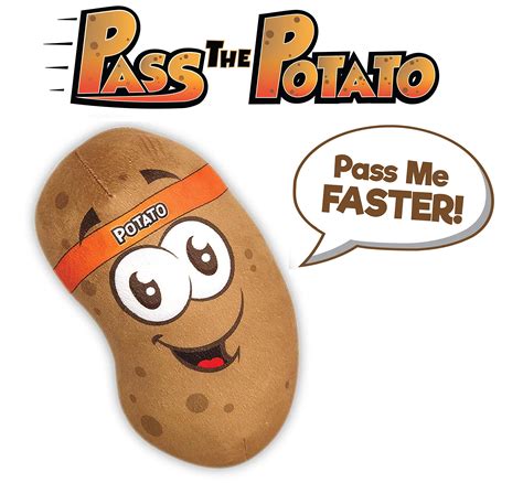 Move2Play Pass The Potato Game, Includes 30+ Spud-Tacular Phrases and Songs, Wild Birthday Party ...