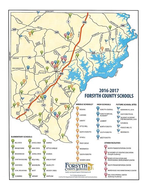 Forsyth County Map