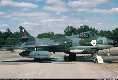 Hawker Hunter Fga9 Uk Air Force Aviation Photo 2192339