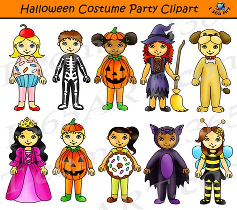 Kids Trick Or Treating Clipart School