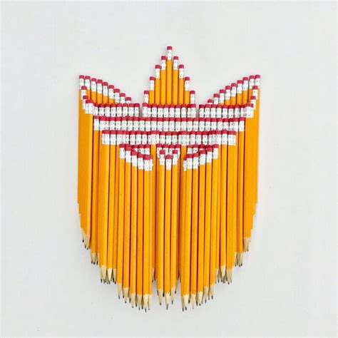Art Created From Stack Of Pencils By Bashir Sultani Design Swan