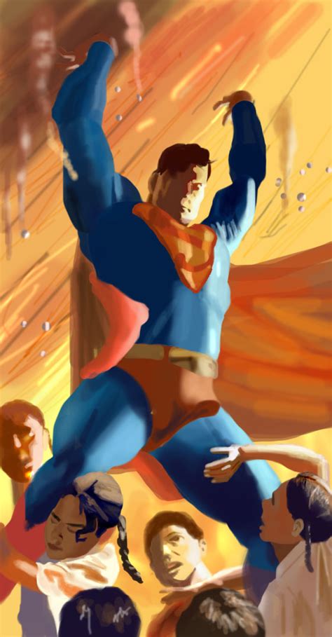 Superman Saves Kids By Conflik1986 On Deviantart