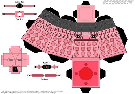 11free Papercraft Dalek Template Blogjorgeloor