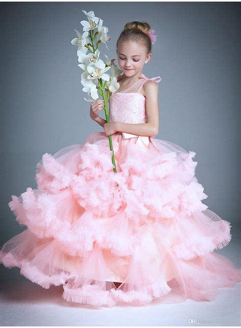 Cloud Little Flower Girls Dresses For Weddings Baby Party