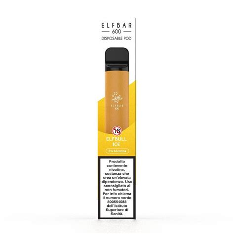 Elfbar 600 Elfbull Ice Sigaretta Usa e Getta Smo-kingShop.it