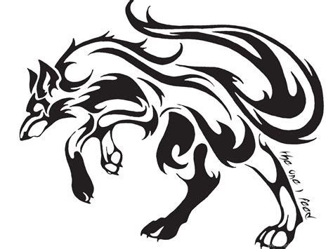Tribal Wolf Tattoos Designs And Ideas 4 Desktop Background