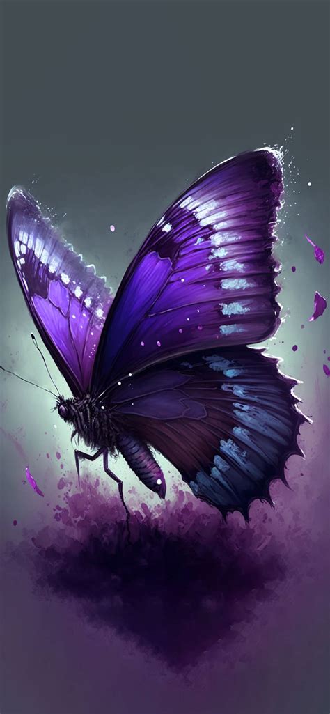 Aggregate More Than 66 Purple Butterfly Wallpaper Best Incdgdbentre