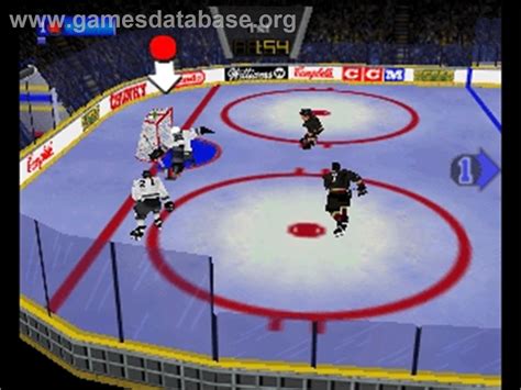 Wayne Gretzkys 3d Hockey Nintendo N64 Artwork In Game