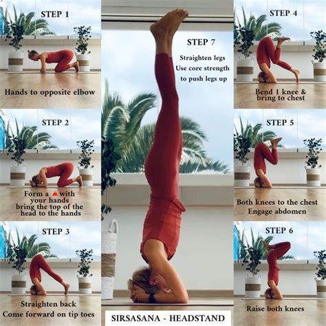 Headstand Tutorial Headstand Yoga Beginner Yoga Steps Headstand Yoga
