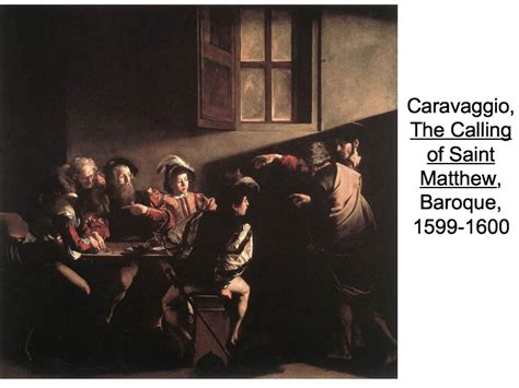 Caravaggio The Calling Of Saint Matthew Baroque 1599 1600