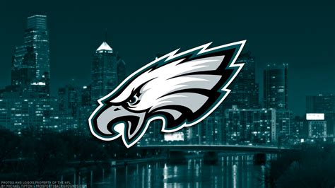 Eagles Logo City Backdrop Philadelphia Eagles 2017 Football Logo