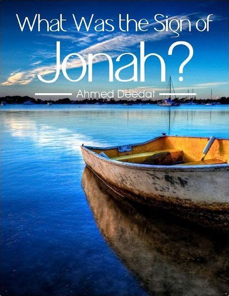 What Was The Sign Of Jonah By Ahmed Deedat Nook Book Ebook