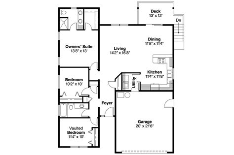 1 story modern home with great. Cottage House Plans - Kayleigh 30-549 - Associated Designs