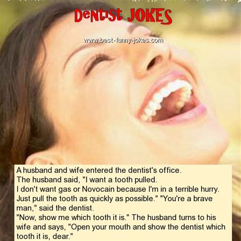 dentist jokes a husband and wife e