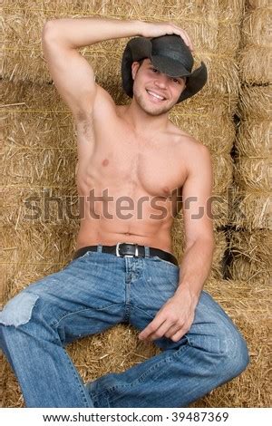 Sexy Shirtless Cowboy Stock Photo Shutterstock