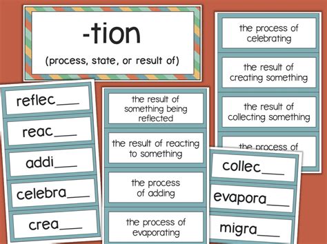 Suffixes Worksheet And Word Sorts Tion Sion Cian Made By Teachers